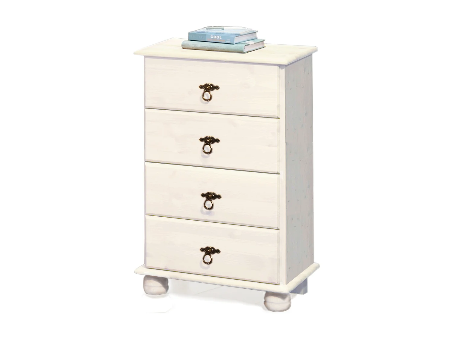 Finca | Chest 4 Drawers White Lacquer