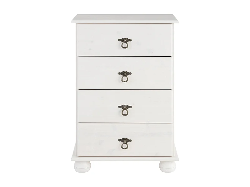 Finca Commode 4 tiroirsLaqué Blanc