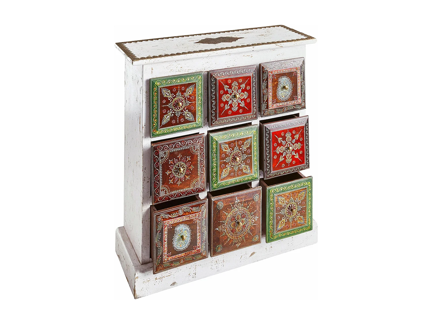 Vivek Commode 9 Tiroirs Mix