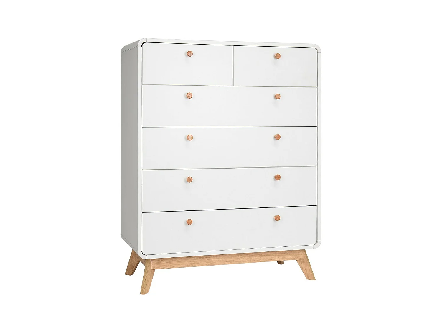 Cómoda Cassie 4+2 Puertas BlancoBlanco