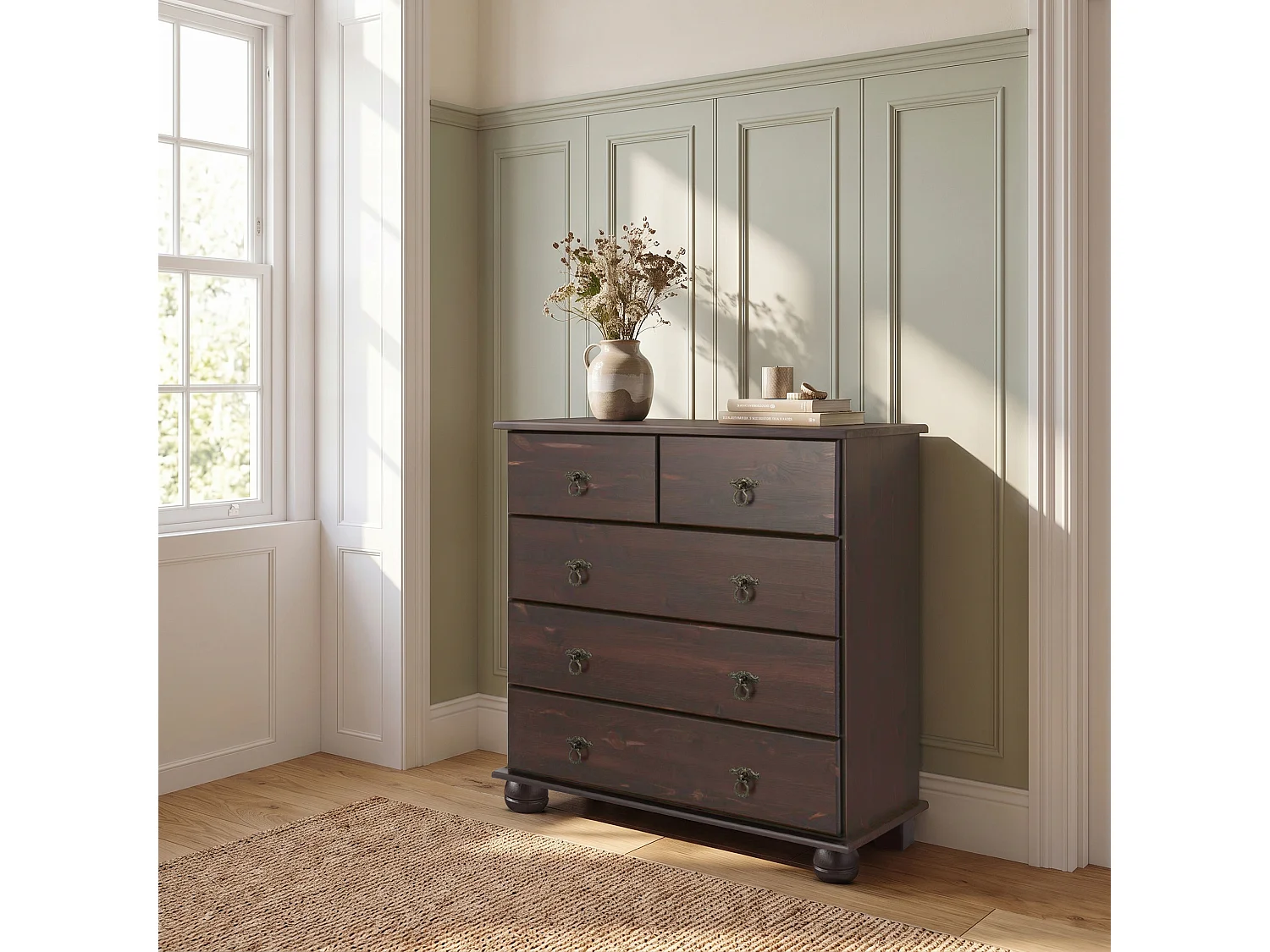 Finca | Chest 3+2 Doors Havana lacquer