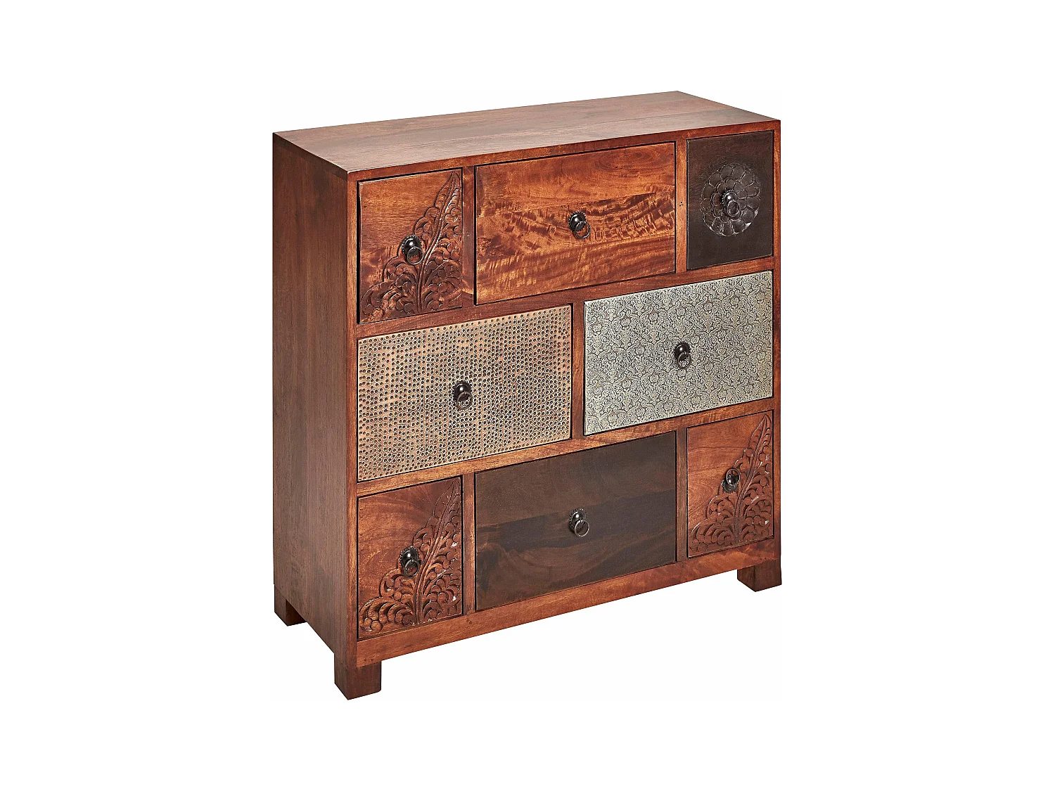 Mahar Cassettiera 8 Cassetti MarroneMulti