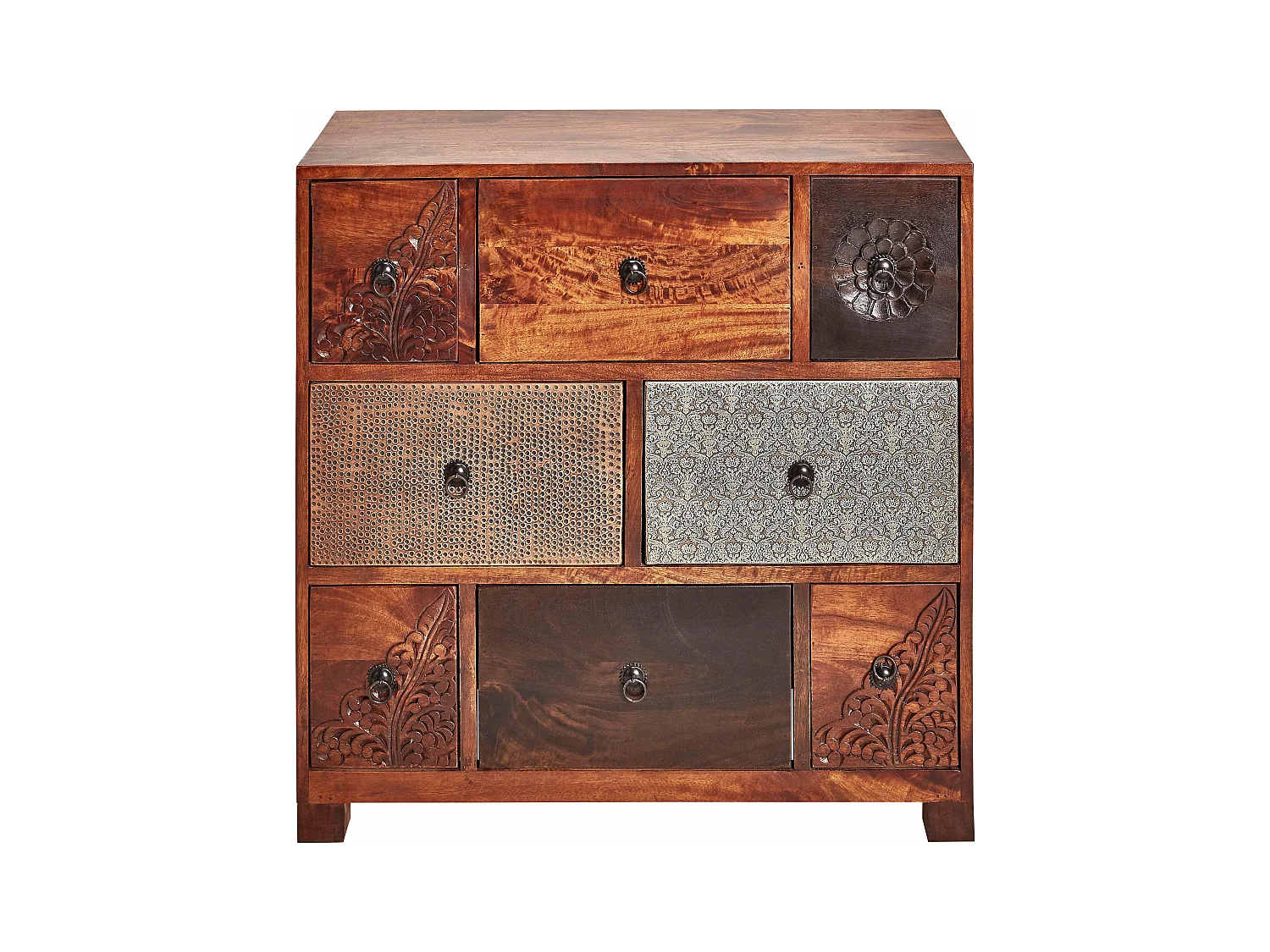 Mahar Cassettiera 8 Cassetti MarroneMulti