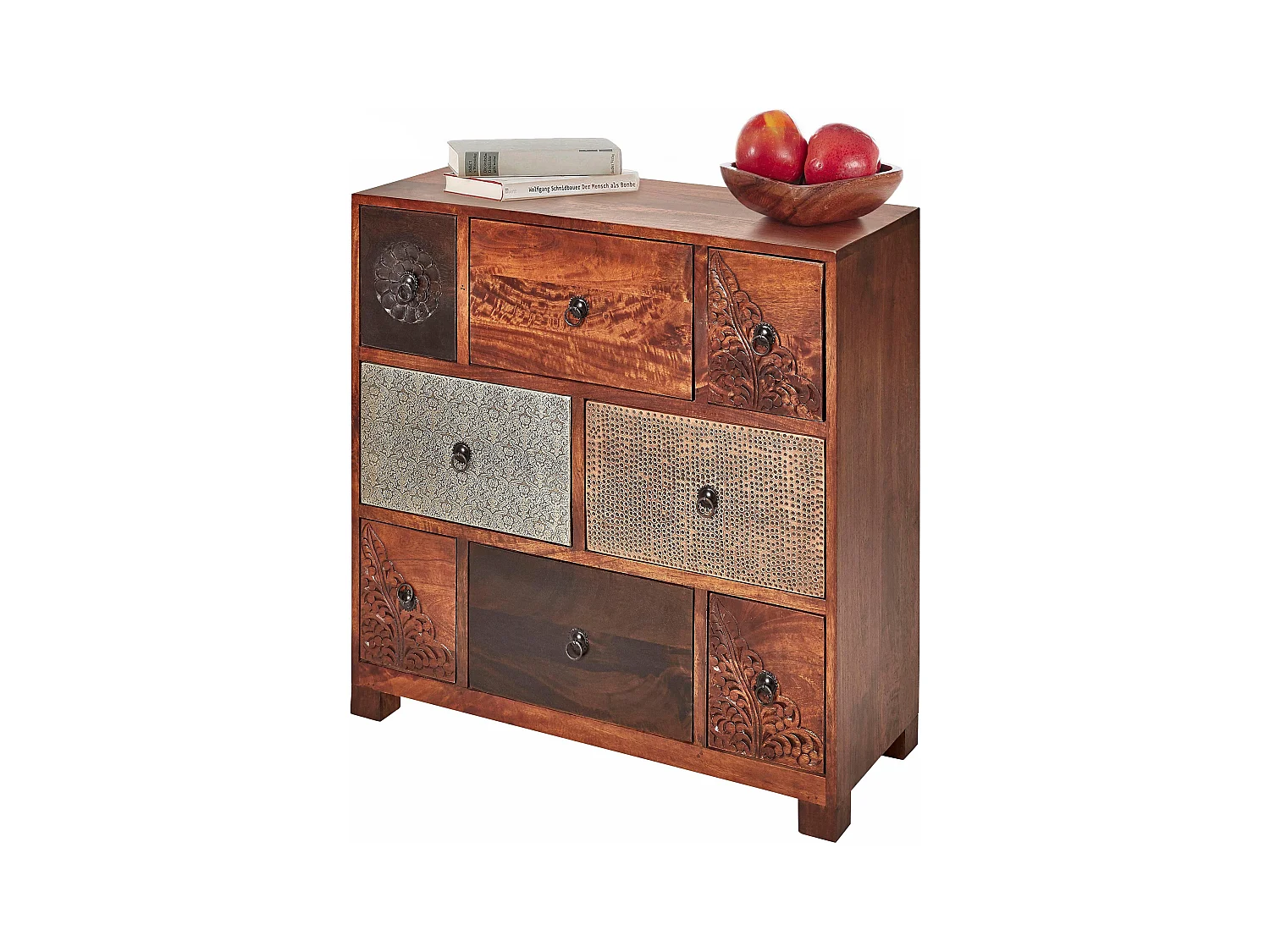 Mahar Cassettiera 8 Cassetti MarroneMulti