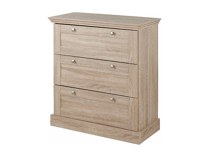 Binz-Commode 3 Laden Eiken 3 Deuren