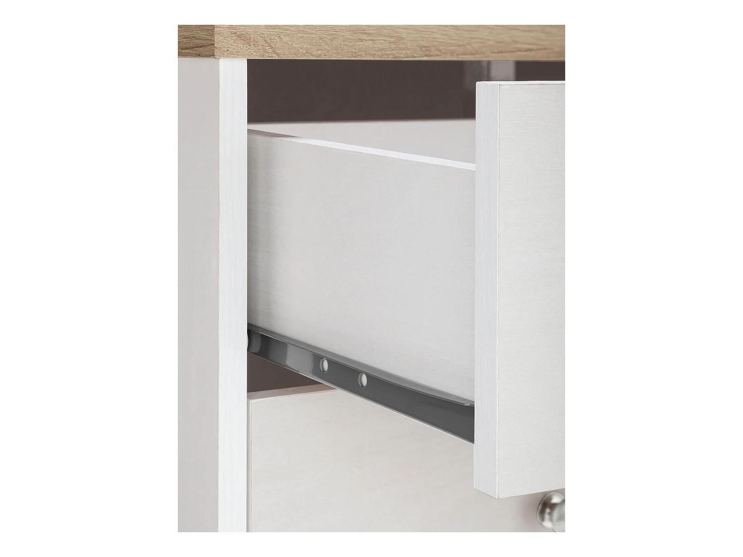 Heide-Commode met 4 laden in spaanplaat wit