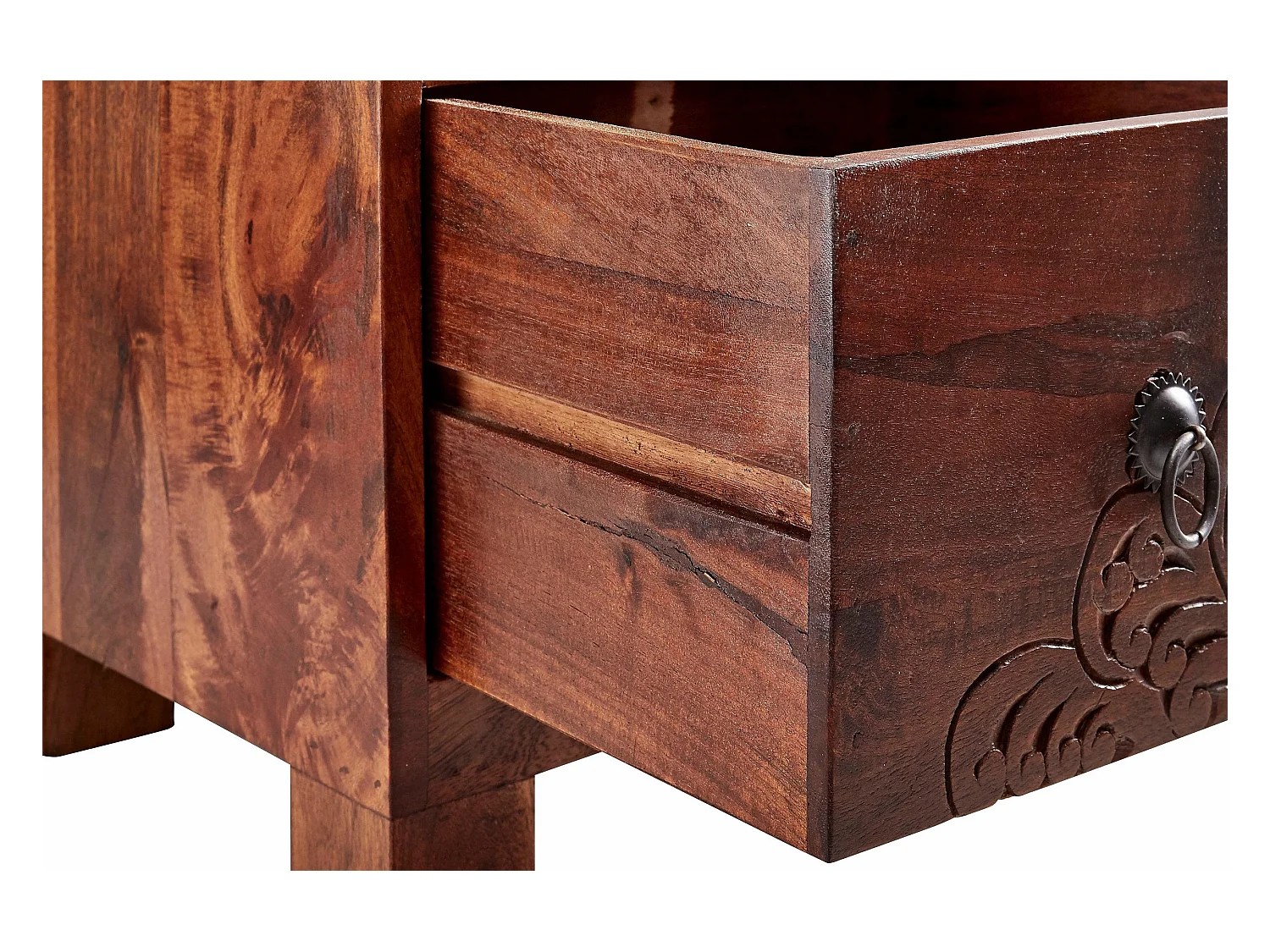 Mahar | Cassettiera 4 Cassetti Marrone Multi