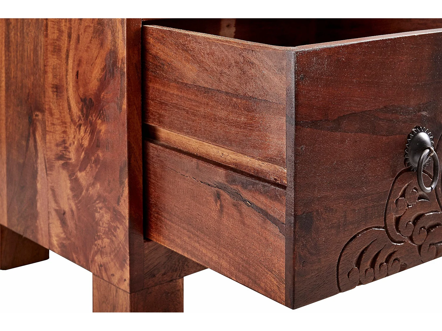 Mahar | Commode 4 Tiroirs Marron Multi