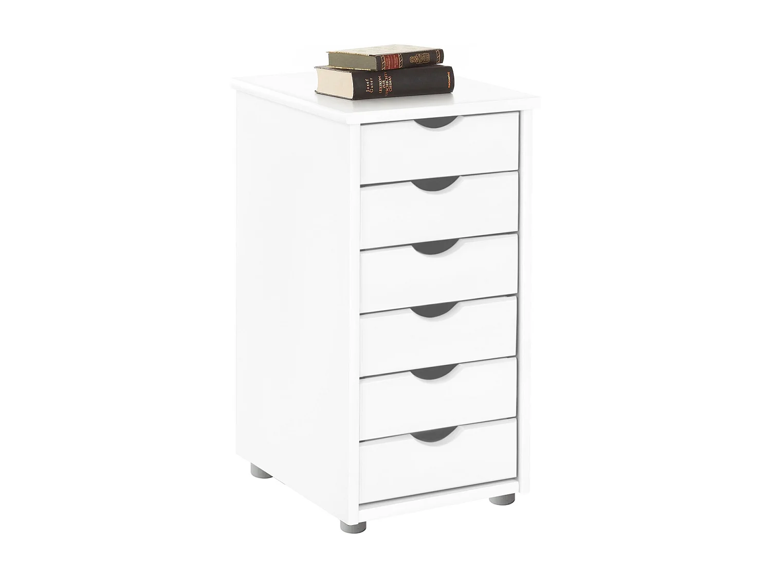 Gava Commode 6 Tiroirs Blanc