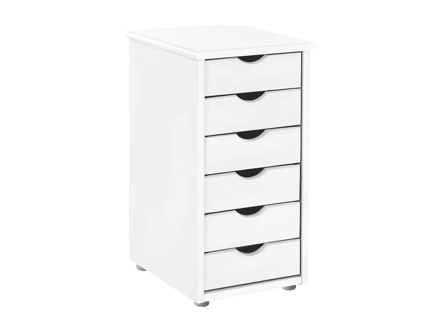 Gava | Chest with 6 drawers in pine white