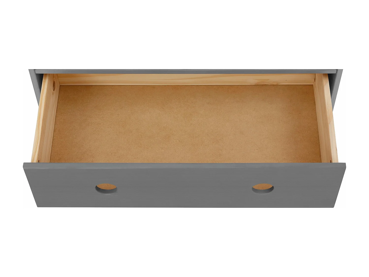 Alpi Kledingkast 2 Deuren 1 Lade Grijs