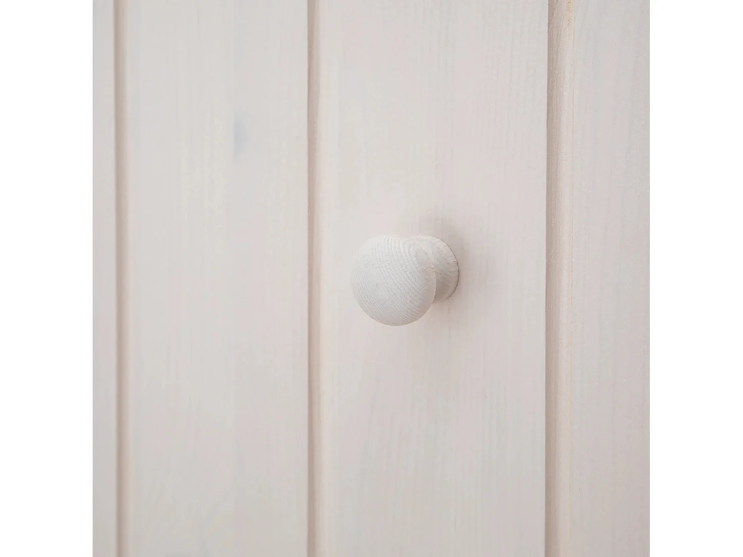 Anita|Panneau avec 5 crochets en pin blanc