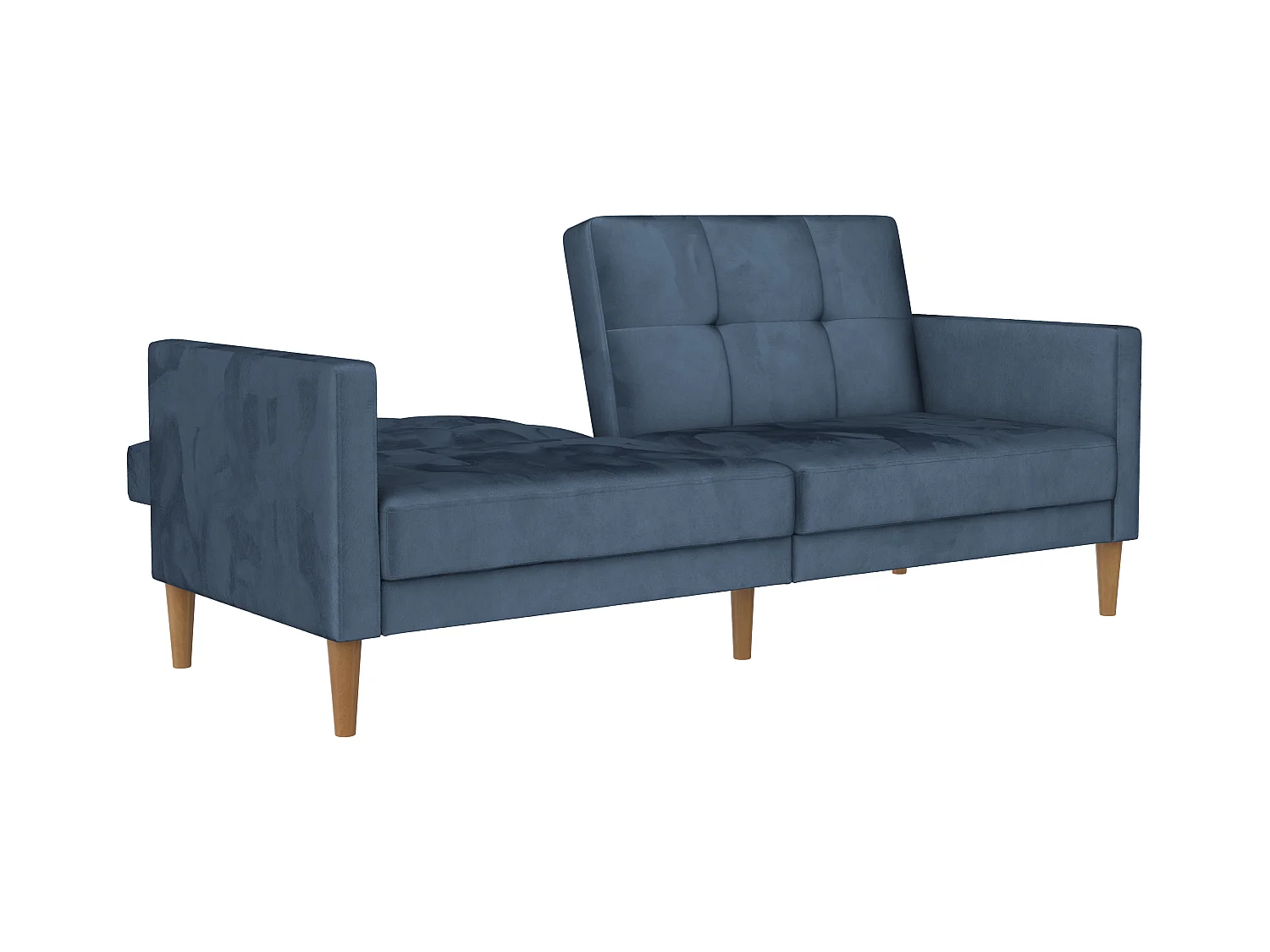 Lilly 3-zits slaapbank Blauw