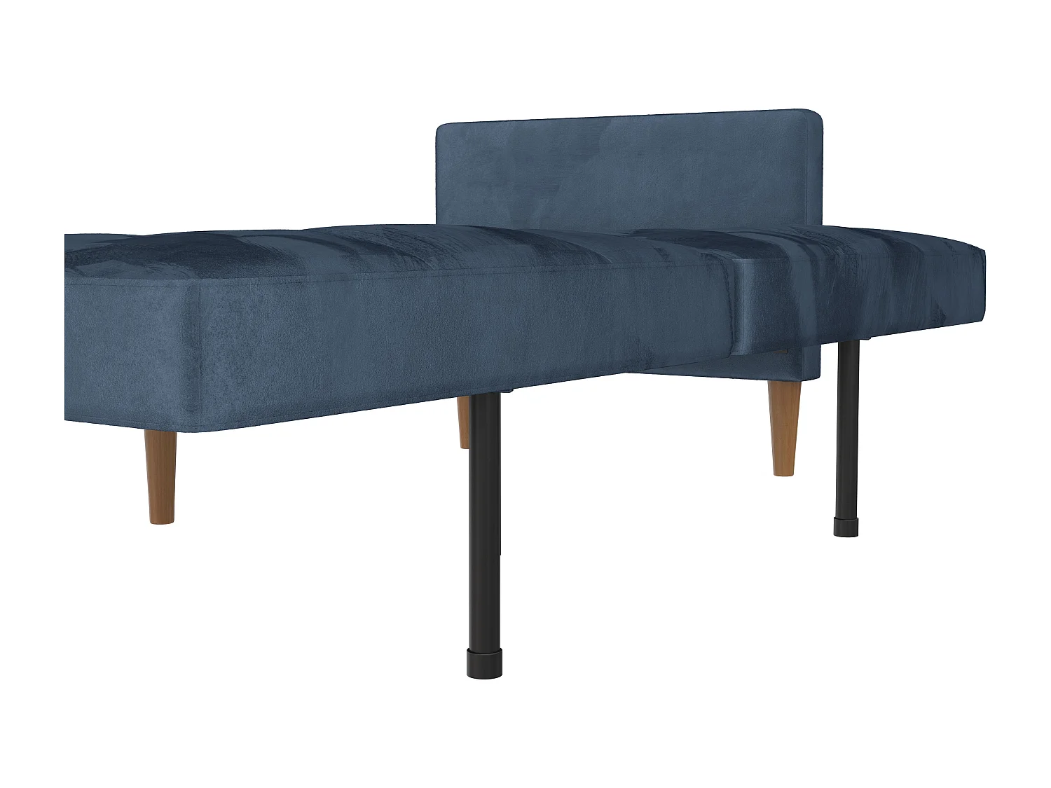 Lilly|Canapé-lit 3 places en velours bleu