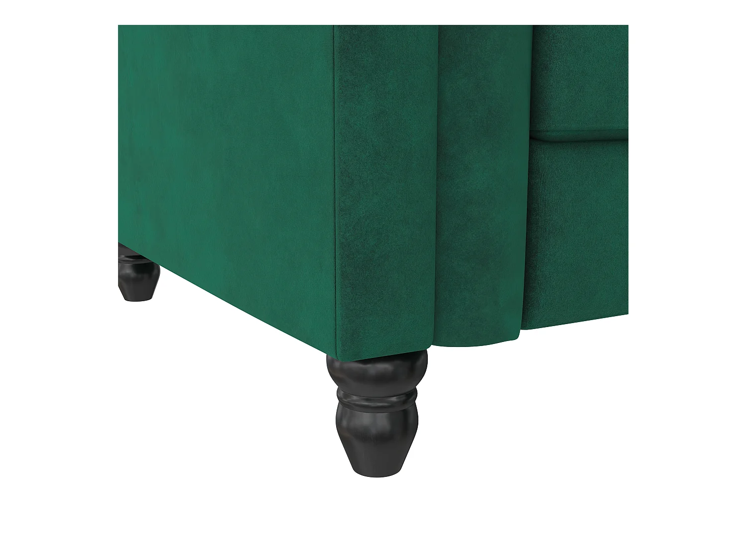 Felix L-vorm Slaapbank Donkergroen