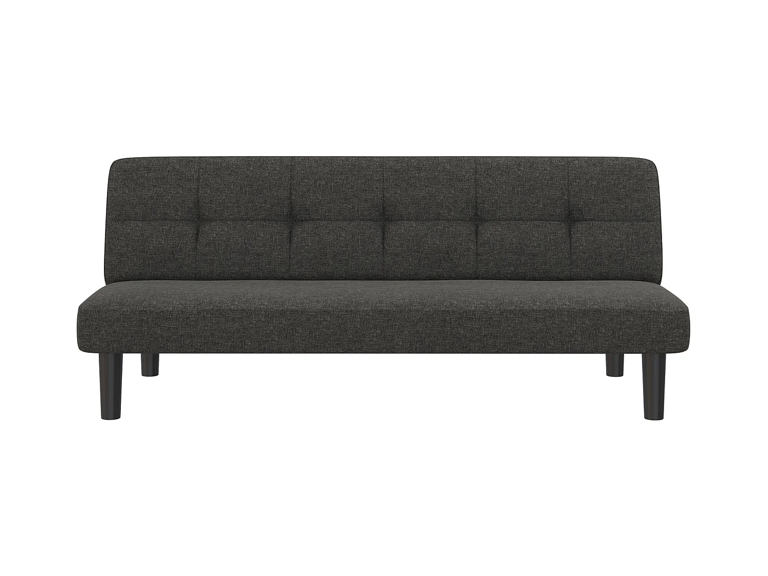 Alby|Canapé-lit 3 places en effet lin gris clair