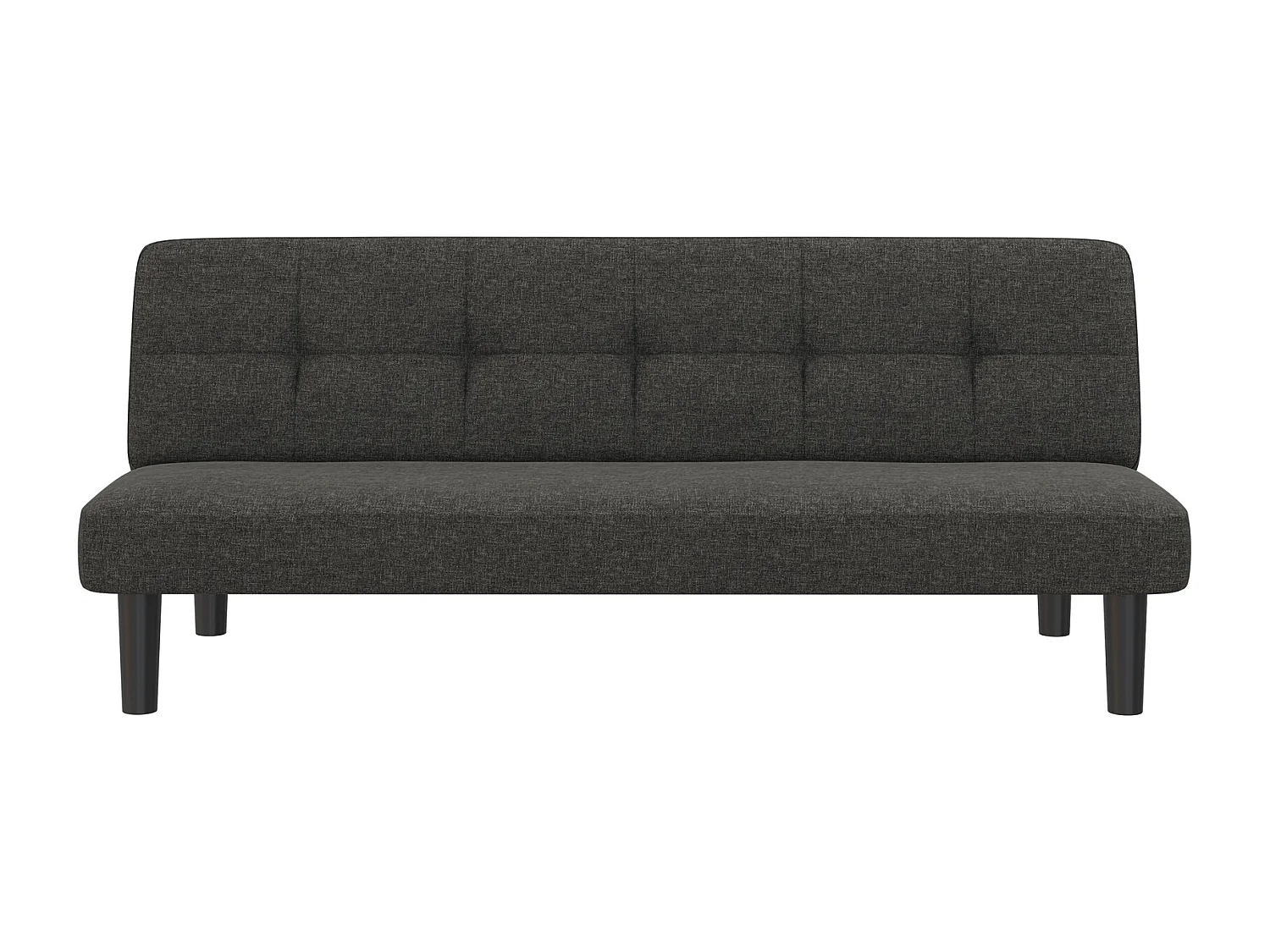 Alby|Canapé-lit 3 places en effet lin gris clair