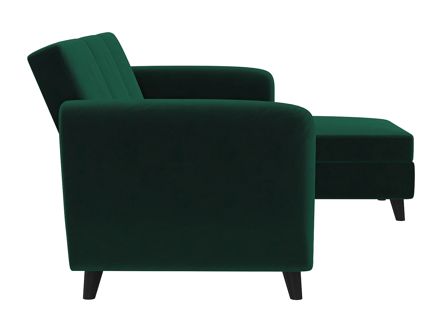 Perry | Canapé-lit sectionnel vert foncé