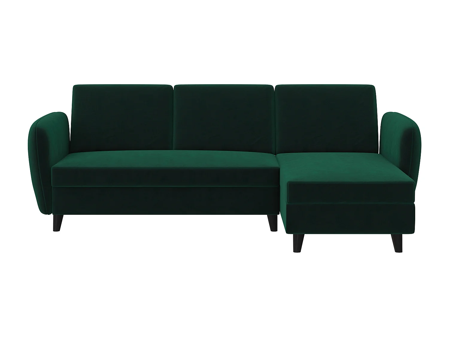 Perry | Canapé-lit sectionnel vert foncé