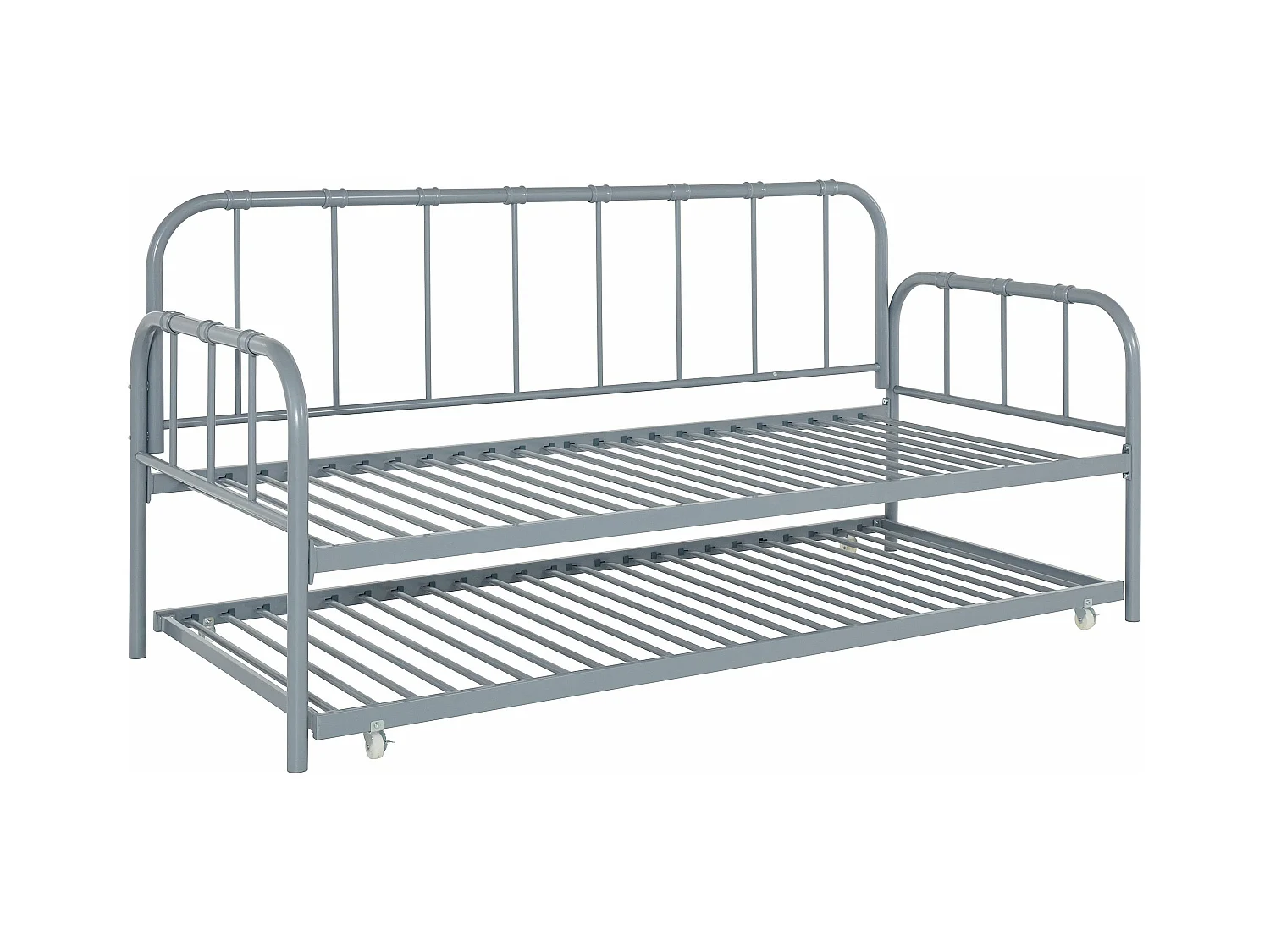 Divano letto Aaron in metallo grigio