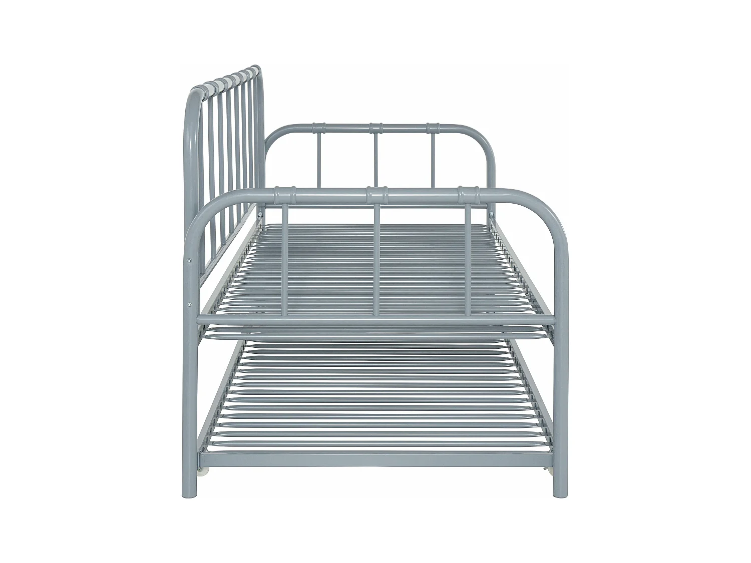 Divano letto Aaron in metallo grigio