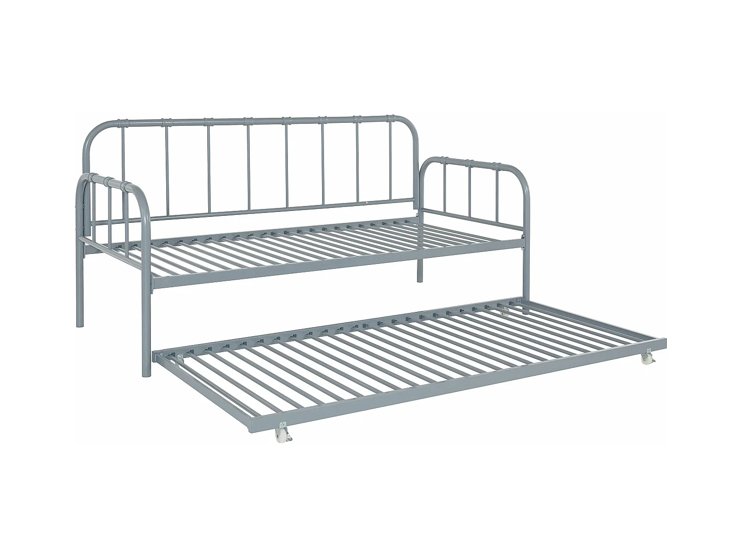 Divano letto Aaron in metallo grigio