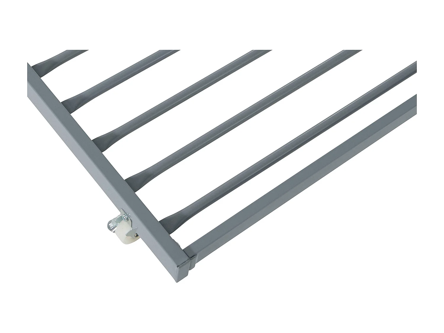 Aaron | Lit de jour gris métal