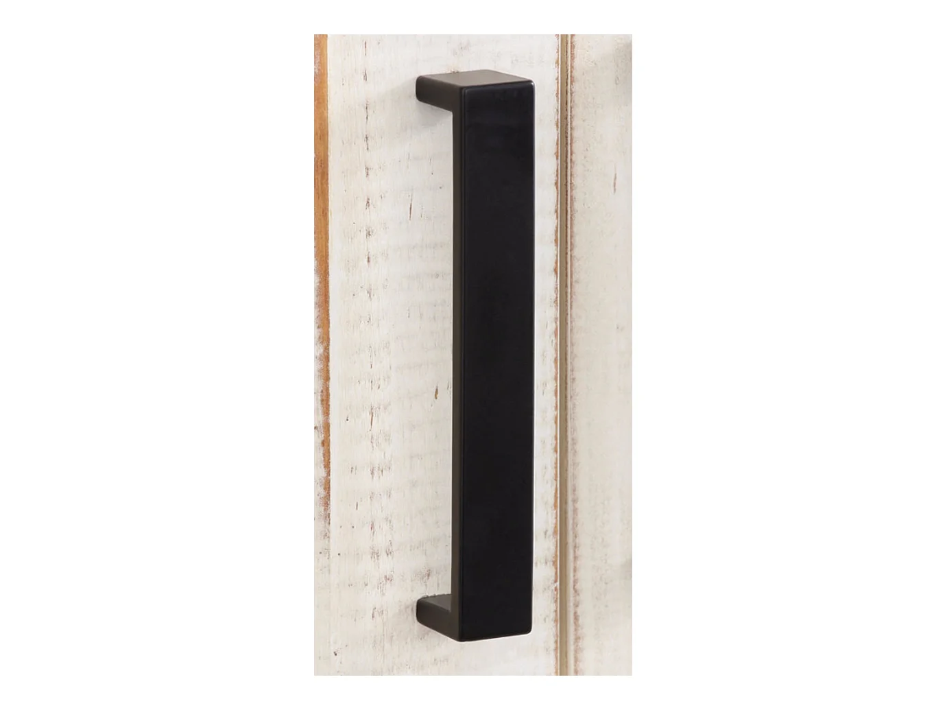 Santo | Armoire avec porte miroir en blanc