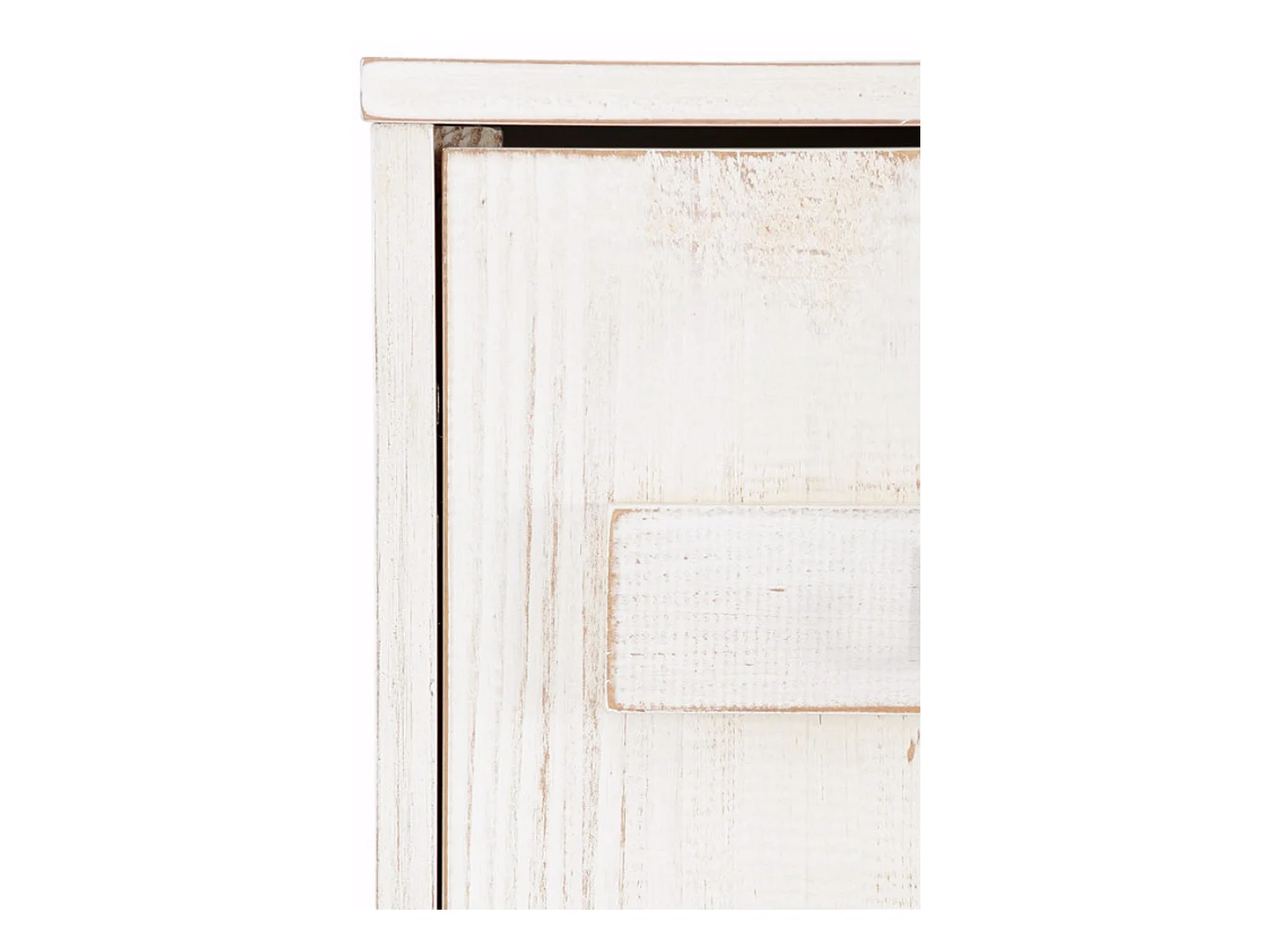 Santo | Armoire avec porte miroir en blanc