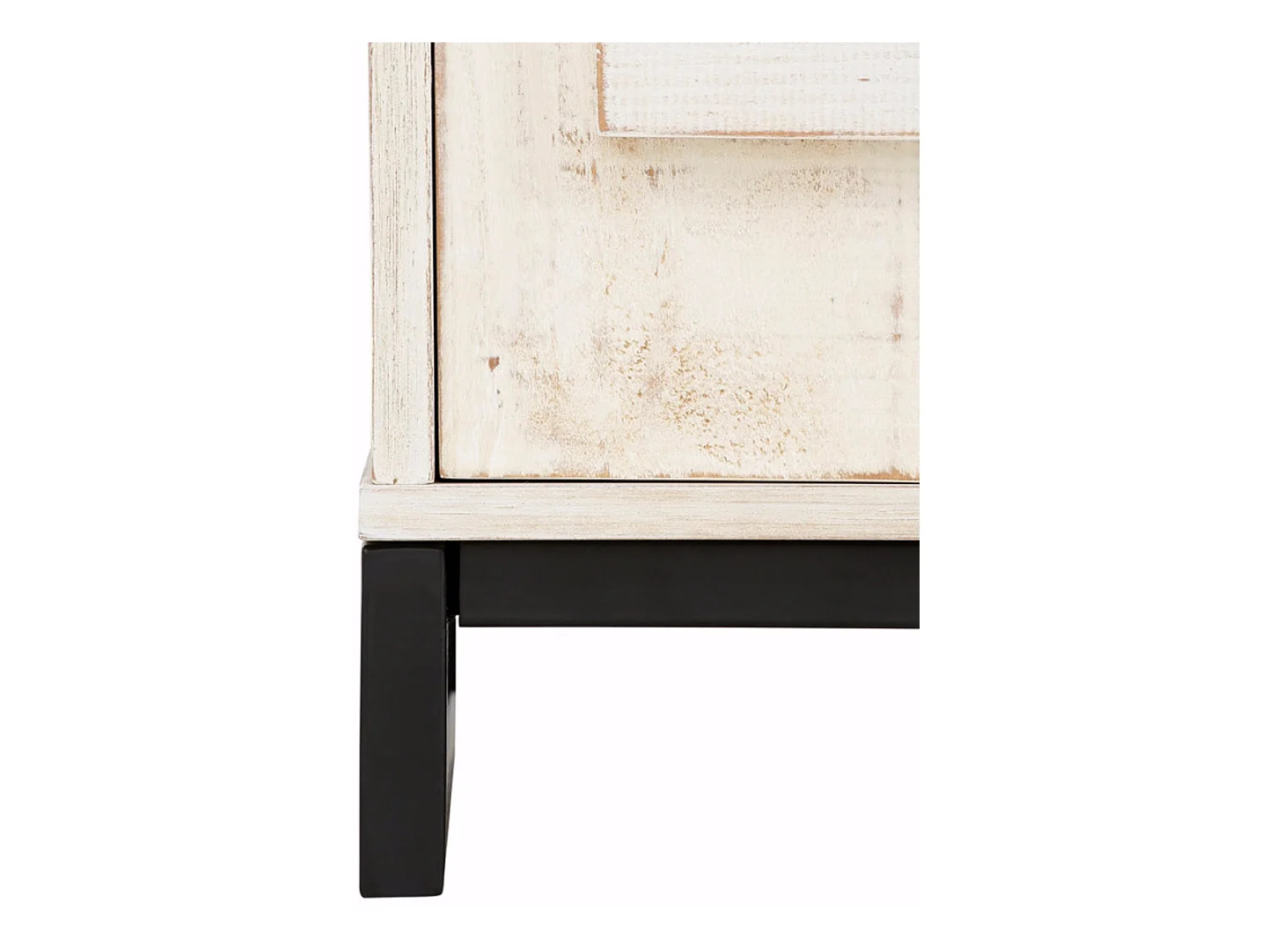 Santo | Armoire avec porte miroir en blanc