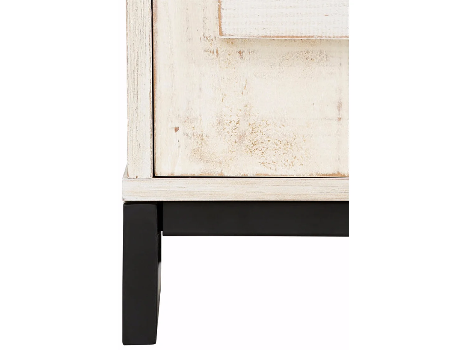 Santo | Armoire avec porte miroir en blanc