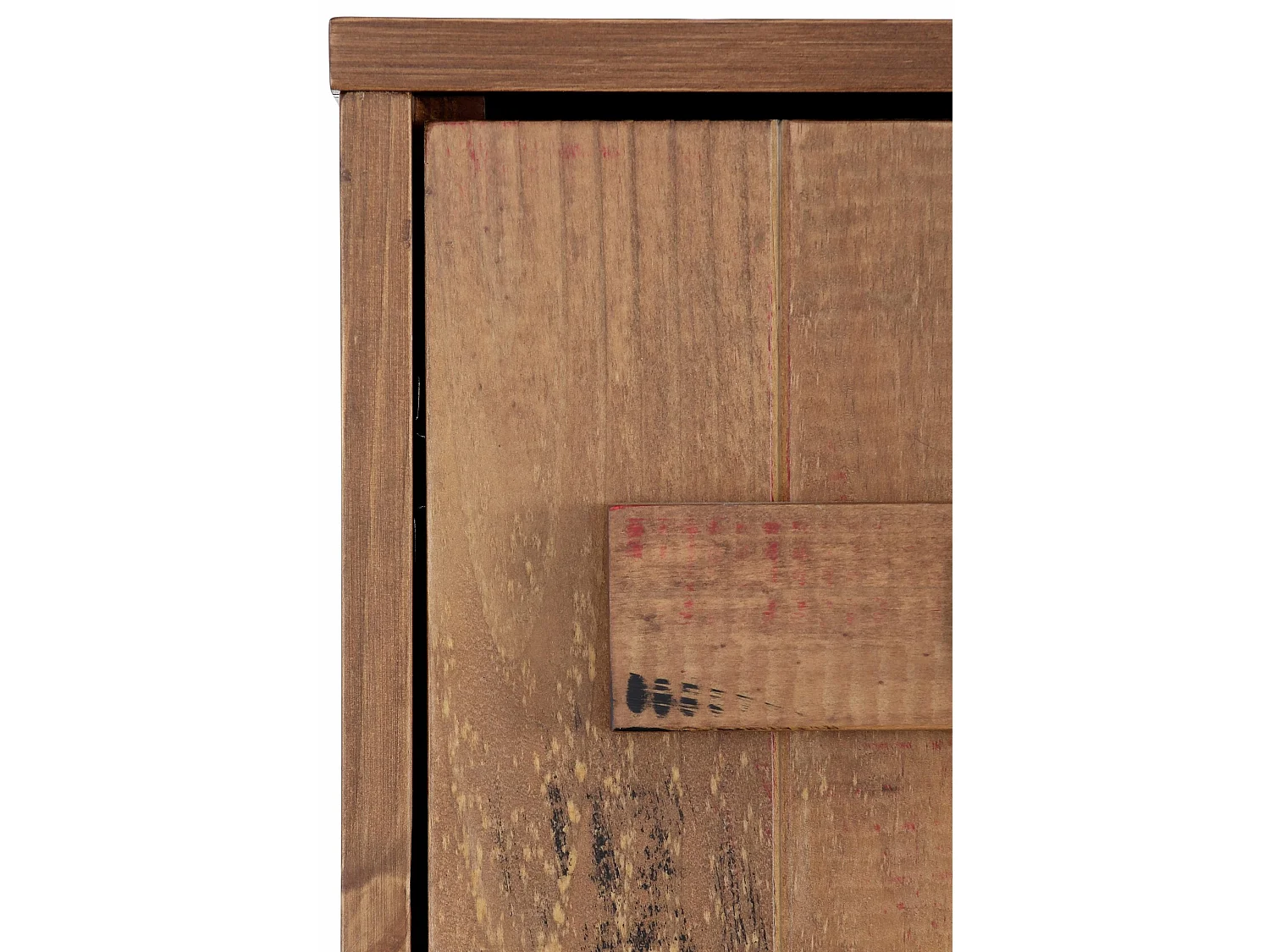 Santo-Garderobekast met 1 spiegeldeur 1 deur in bruin/zwart