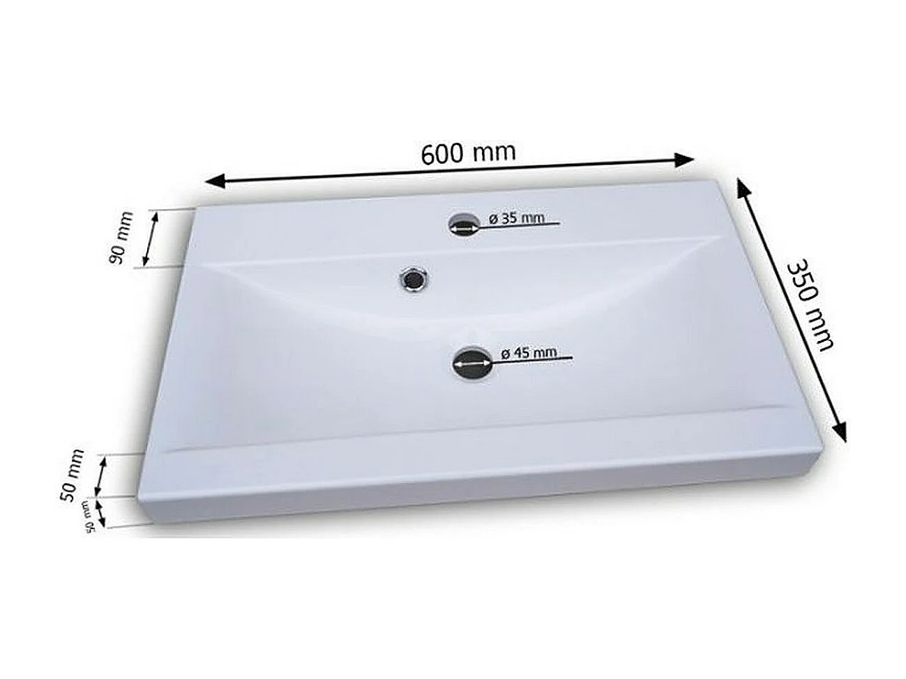 MINIO go for it, Mobile bagno ALBECK in colore rovere wotan / bianco lucido