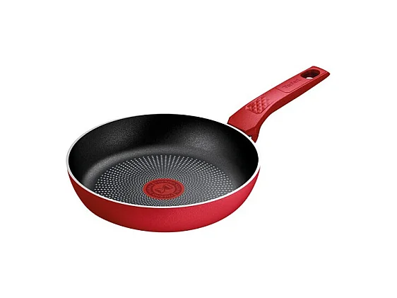 Poêle Rouge Tefal Daily Expert 20cm - Revêtement Antiadhésif Titanium 2x - Technologie Thermo-Signal™ - Induction - Fabriqué en France