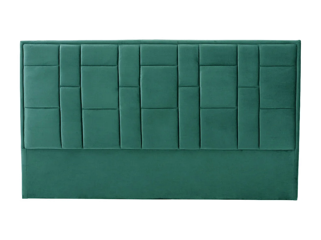 Tête de lit 180 cm - Velours - Vert - HERMINE