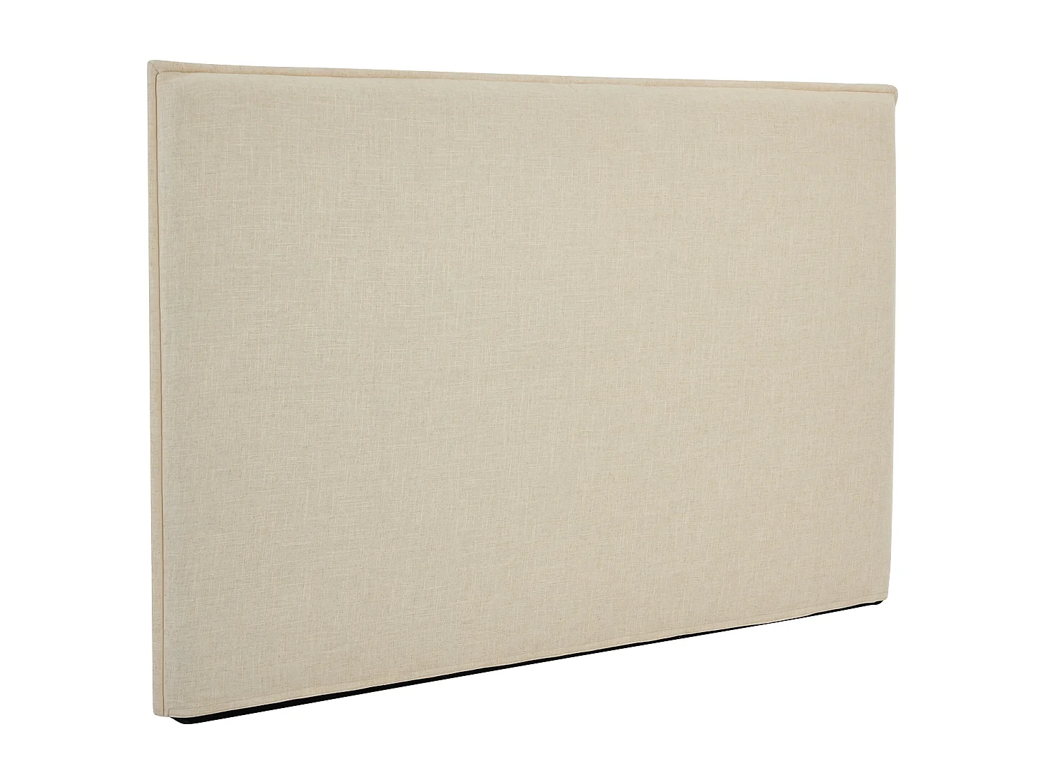 Tête de lit déhoussable 190 cm - Coton et lin - Beige - TAHIME