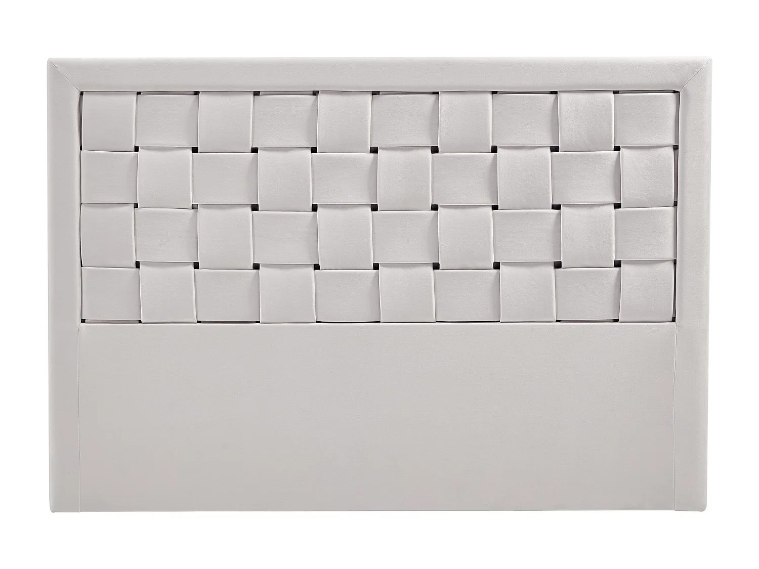 Tête de lit - 160 cm - Velours - Beige - JENNA