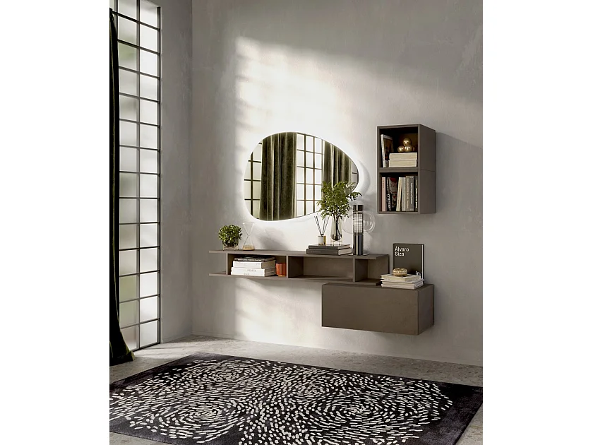 Mobile per ingresso sospeso 150x160 cm bronzo IL7