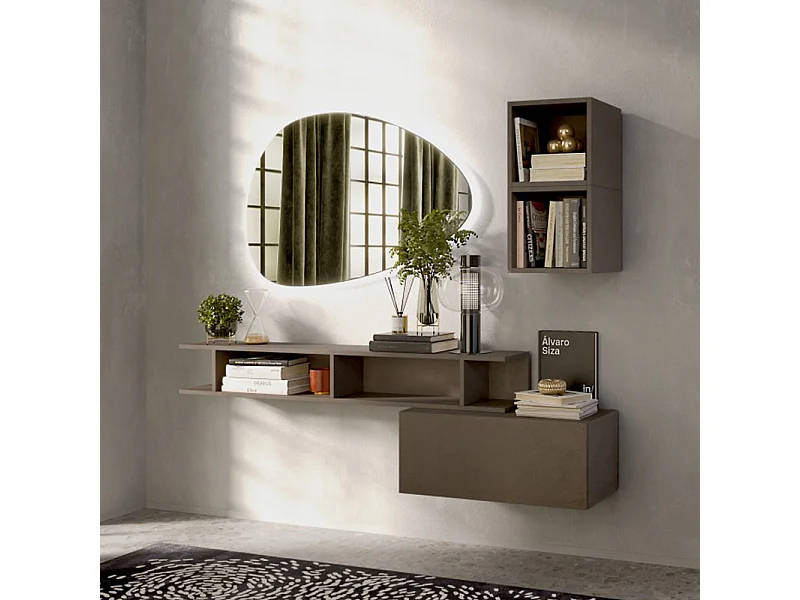 Mobile per ingresso sospeso 150x160 cm bronzo IL7