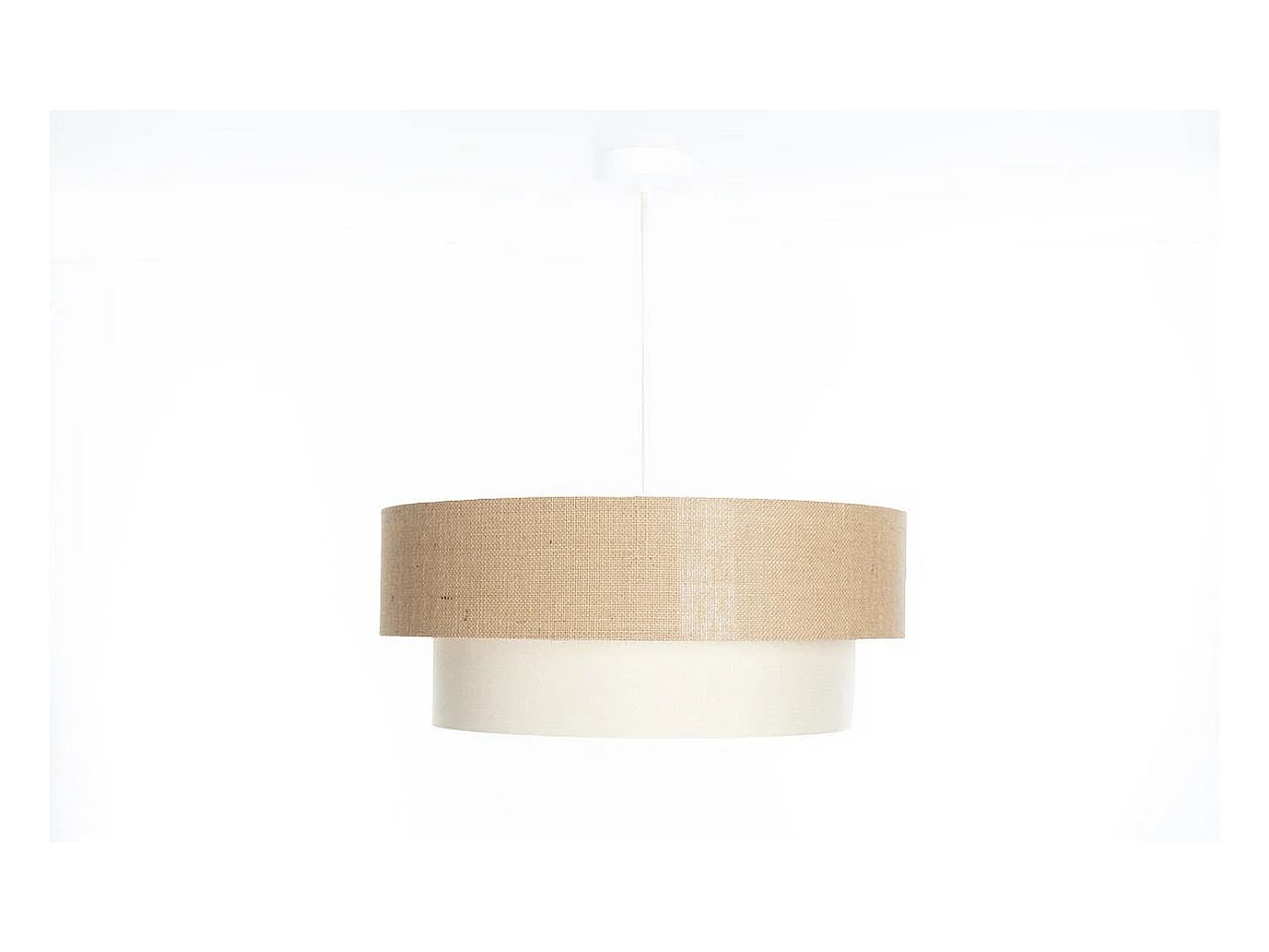 Suspension Duo Boho Beige Ø50cm
