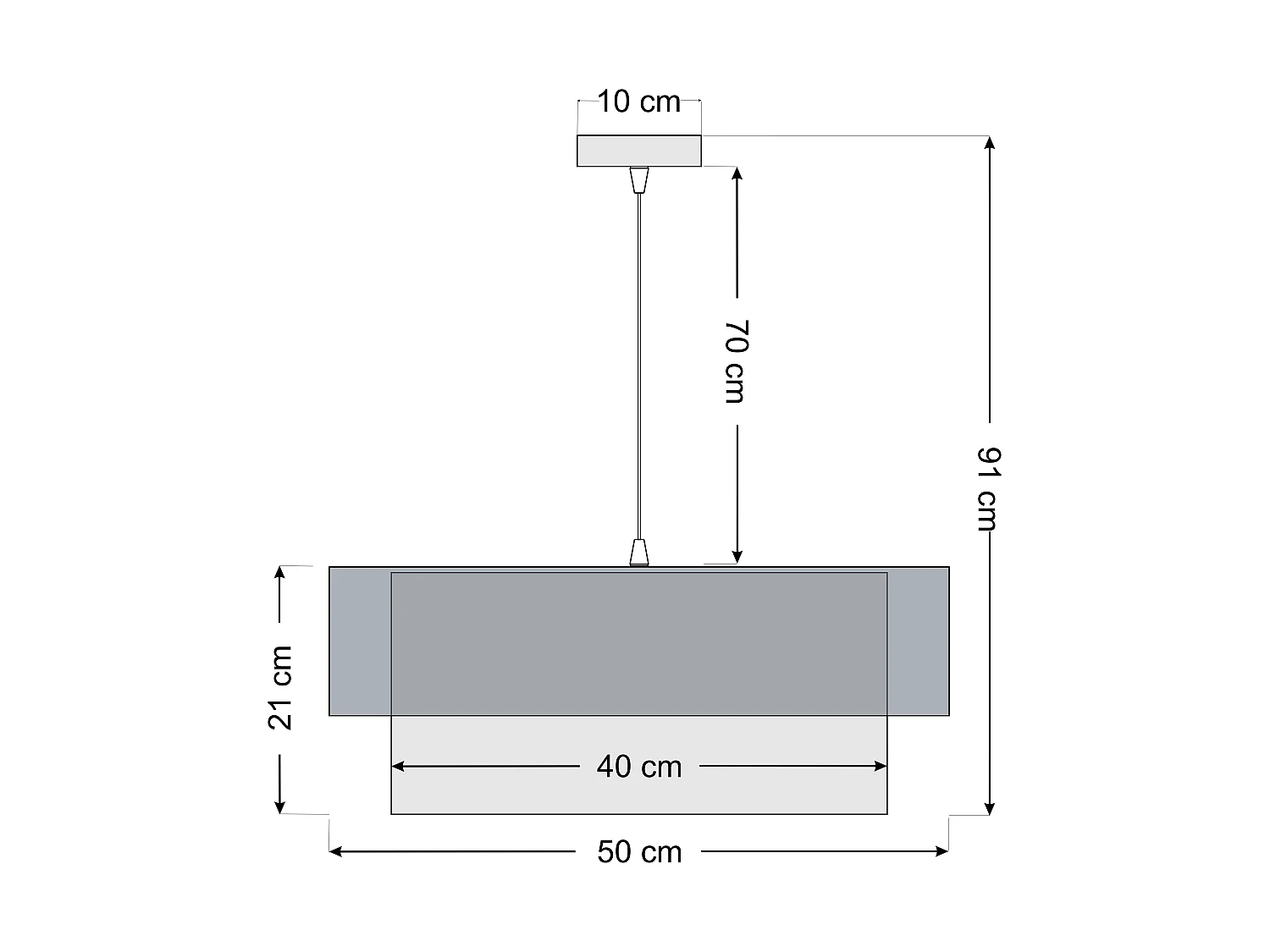 Suspension Duo Boho Beige Ø50cm