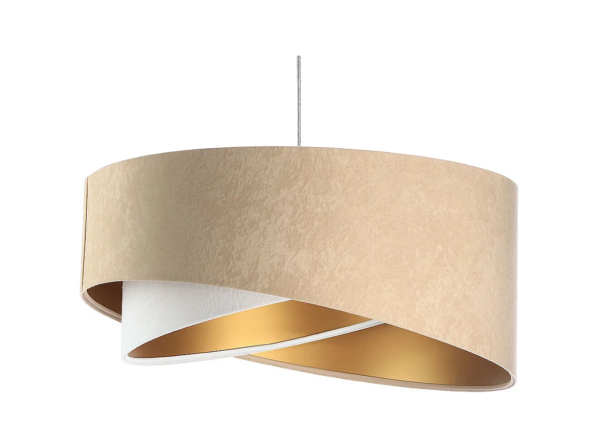 Suspension Galaxy Velour 50 cm Beige