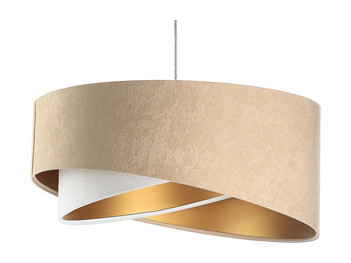 Suspension Galaxy Velour 50 cm Beige