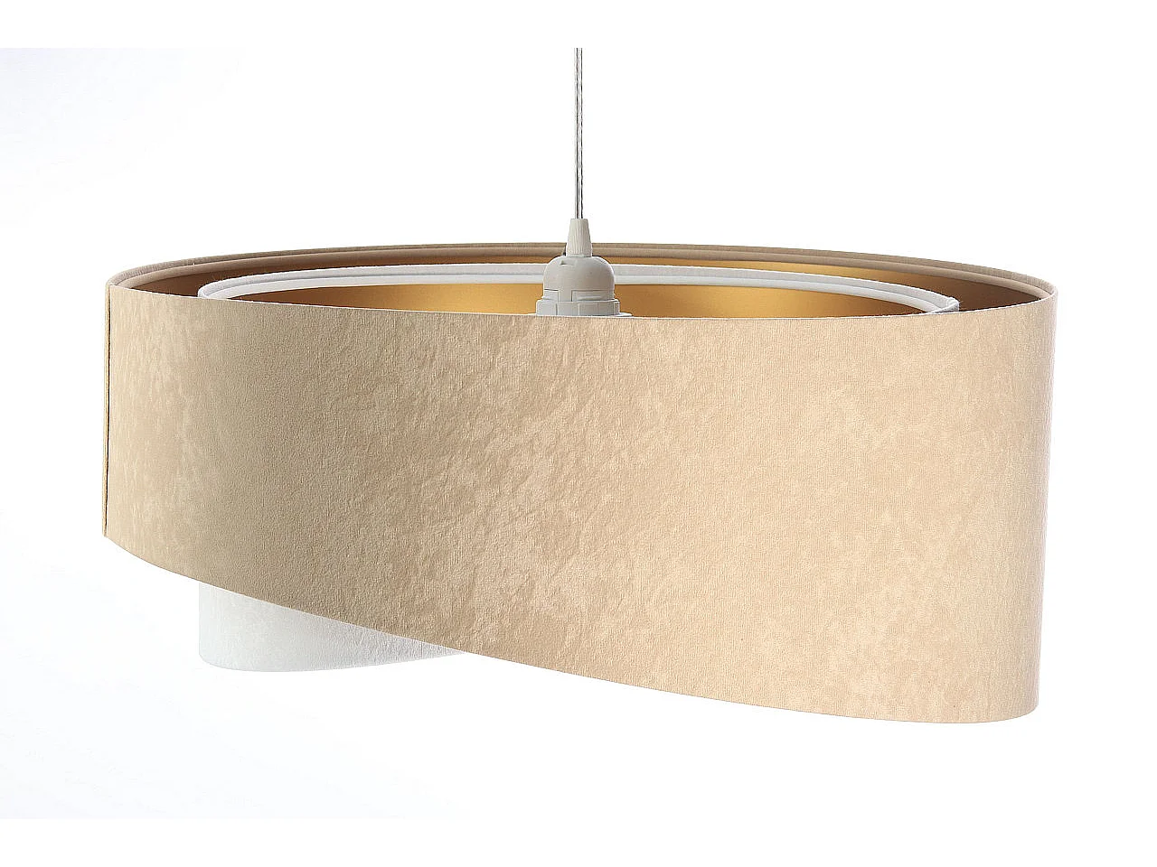 Suspension Galaxy Velour 50 cm Beige