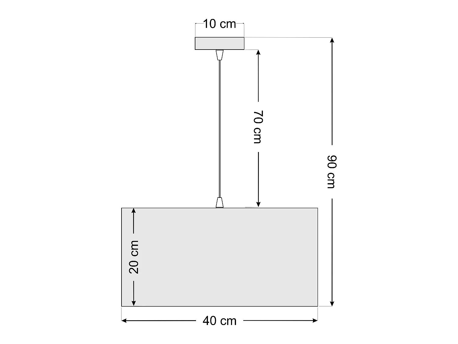 Suspension Swing doré Ø40cm