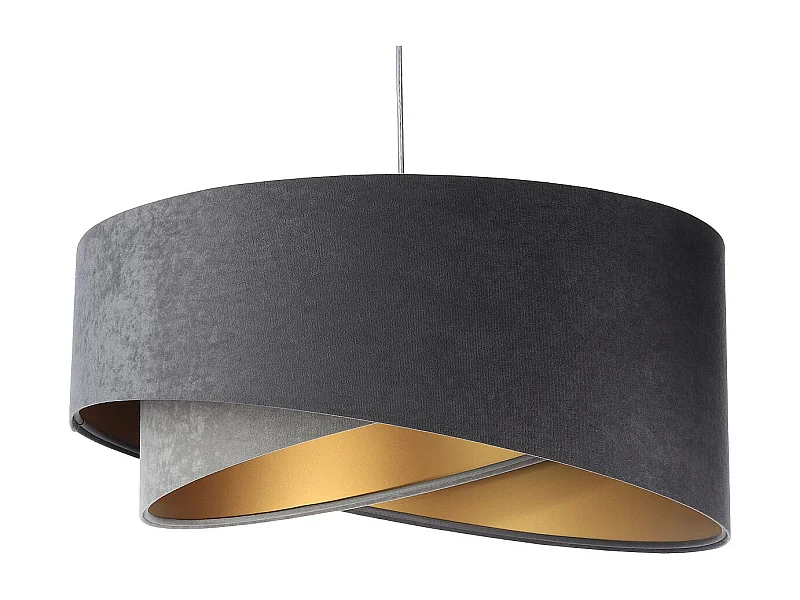Hängeleuchte Galaxy Velour 50 cm Grau