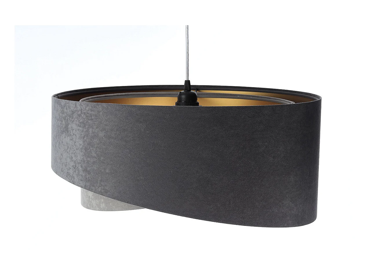 Hängeleuchte Galaxy Velour 50 cm Grau