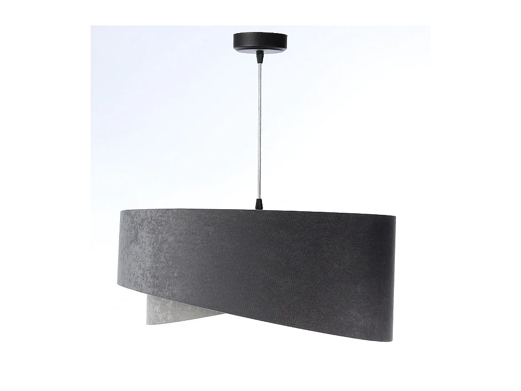 Hängeleuchte Galaxy Velour 50 cm Grau