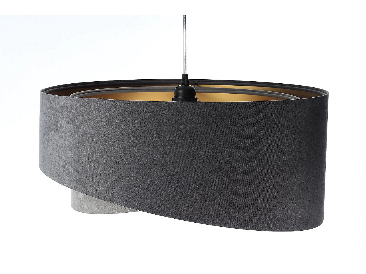 Suspension Galaxy Velour 50 cm Gris