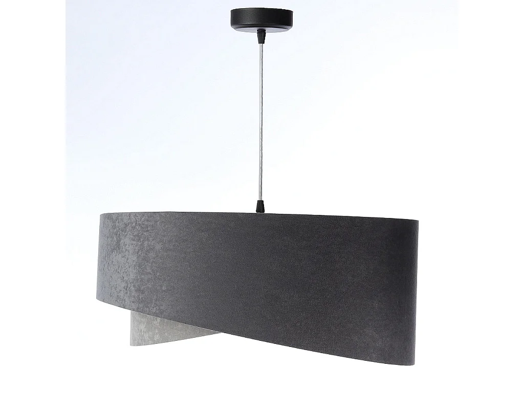 Suspension Galaxy Velour 50 cm Gris